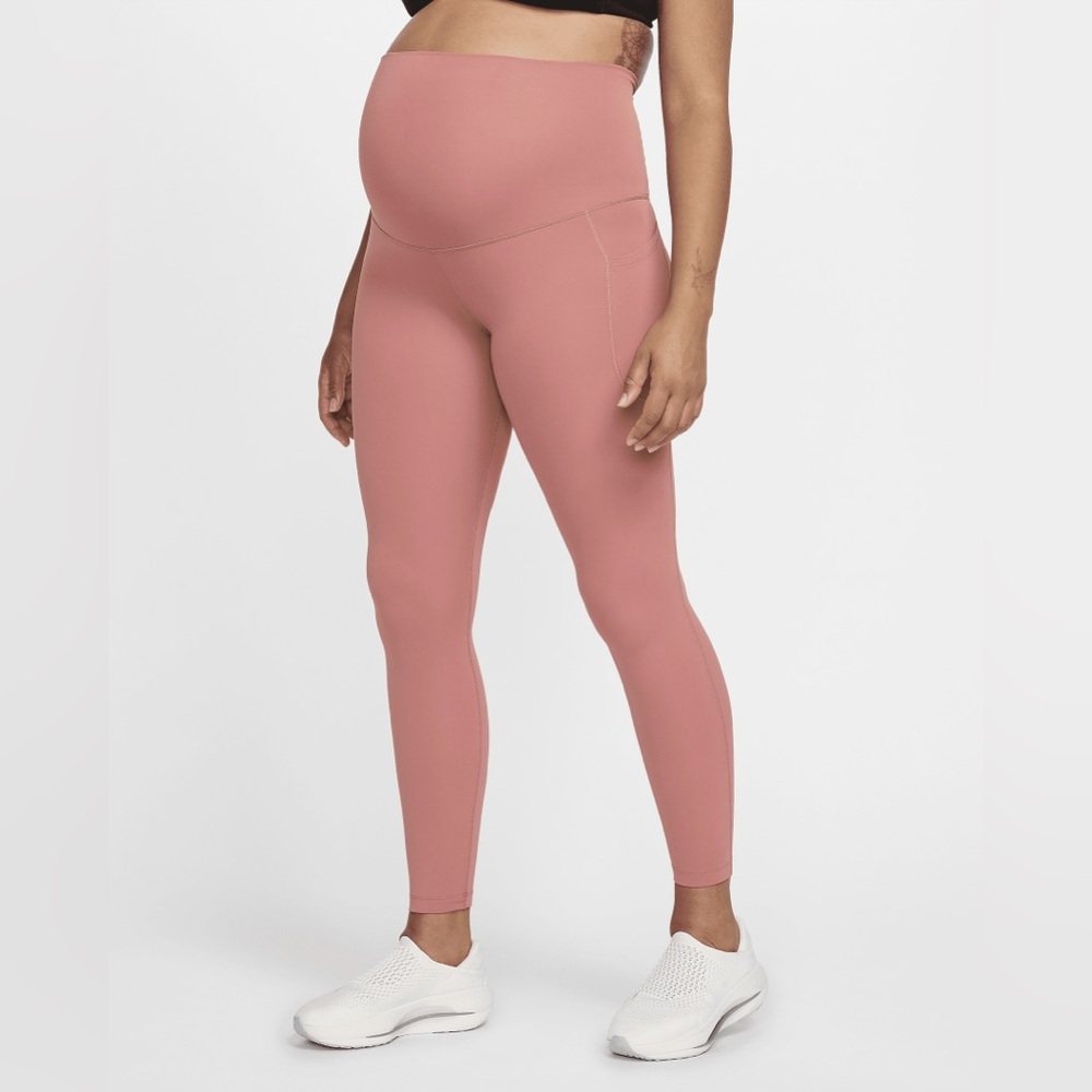 NWT Nike Women's High-Waisted 7/8 Leggings with Pockets (Maternity)